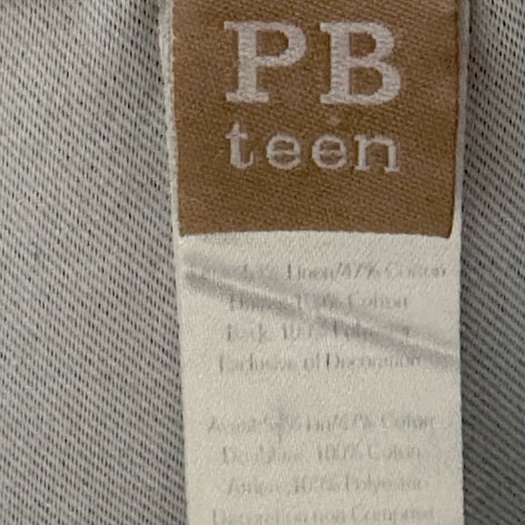 Pottery Barn Teen Ivory Linen Blackout Valance Shade - Picture 4 of 4